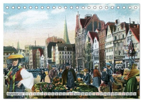 Produktbild: Deutschland in der Kaiserzeit (Tischkalender 2026 DIN A5 quer), CALVENDO Monatskalender