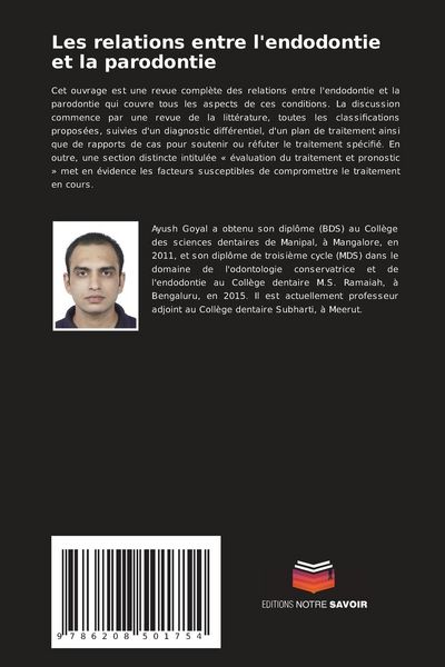 Produktbild: Les relations entre l'endodontie et la parodontie