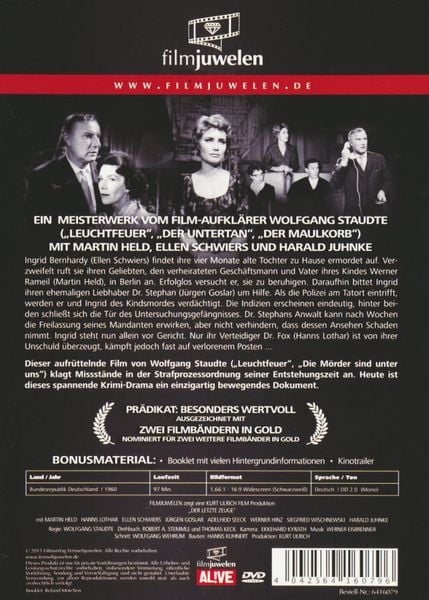 Produktbild: Der letzte Zeuge - filmjuwelen