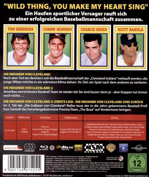 Produktbild: Die Indianer von Cleveland Trilogie [3 BRs]