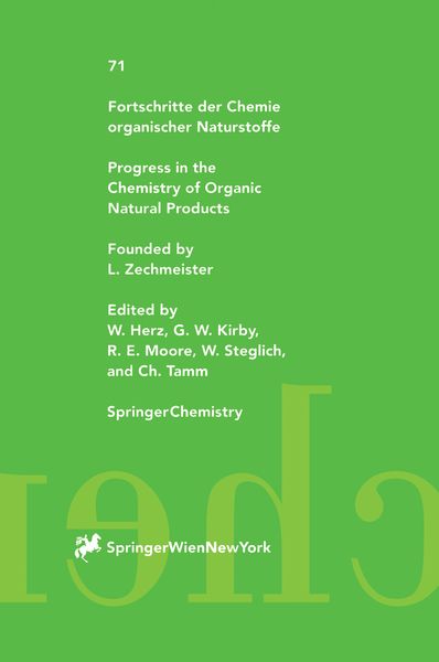 Produktbild: Fortschritte der Chemie organischer Naturstoffe / Progress in the Chemistry of Organic Natural Products