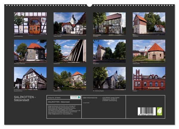 Produktbild: SALZKOTTEN - S&auml;lzerstadt (hochwertiger Premium Wandkalender 2026 DIN A2 quer), Kunstdruck in Hochglanz
