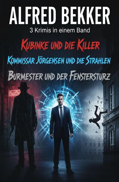 Produktbild: 3 Krimis in einem Band: Kubinke und die Killer / Kommissar J&ouml;rgensen und die Strahlen / Burmester und der Fenstersturz