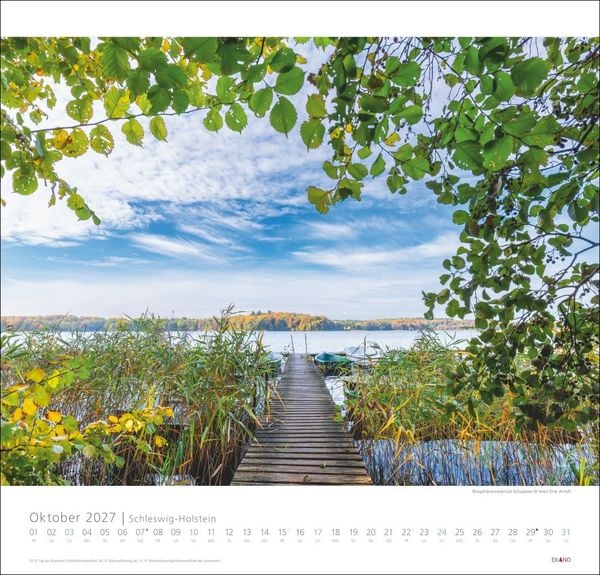 Produktbild: Schleswig-Holstein Edition Kalender 2027 - Land zwischen den Meeren