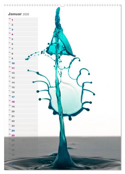 Produktbild: Farbenfreudig (Wandkalender 2026 DIN A2 hoch), CALVENDO Monatskalender