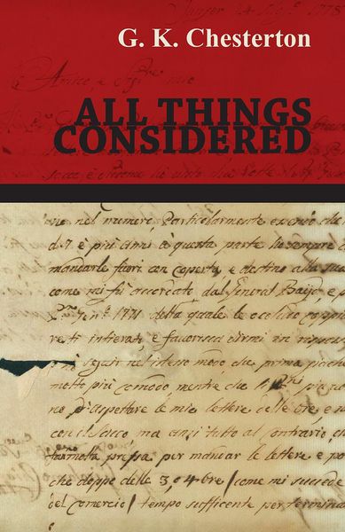 Produktbild: All Things Considered
