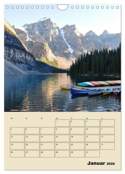 Produktbild: Kanadas gro&szlig;e Seen / Planer (Wandkalender 2026 DIN A4 hoch), CALVENDO Monatskalender