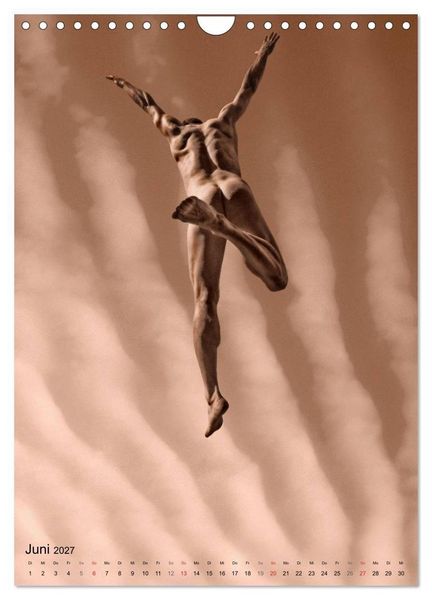 Produktbild: JUMP! ATHLETISCHE M&Auml;NNERAKTE (Wandkalender 2027 DIN A4 hoch), CALVENDO Monatskalender