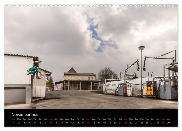 Produktbild: Skateboard - Street only (High Quality Premium Wall Calendar 2026 DIN A2 landscape),CALVENDO 12 Month Wall Calendar