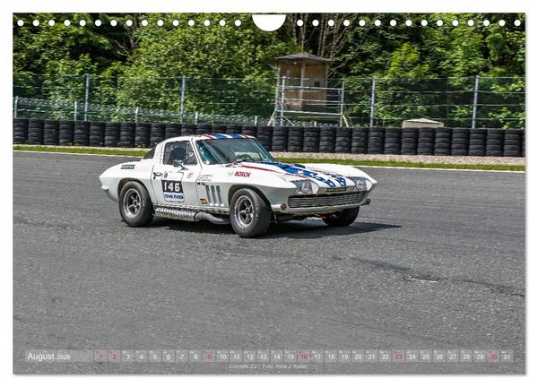 Produktbild: Corvette Racing 2026 (Wandkalender 2026 DIN A4 quer), CALVENDO Monatskalender