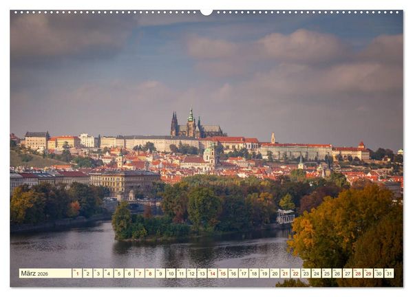 Produktbild: Die sch&ouml;ne Stadt Prag (Wandkalender 2026 DIN A2 quer), CALVENDO Monatskalender