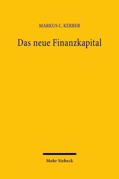 Produktbild: Das neue Finanzkapital