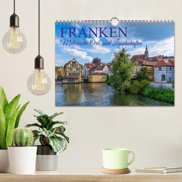 Produktbild: Franken - Malerische Orte und Landschaften (Wandkalender 2026 DIN A4 quer), CALVENDO Monatskalender