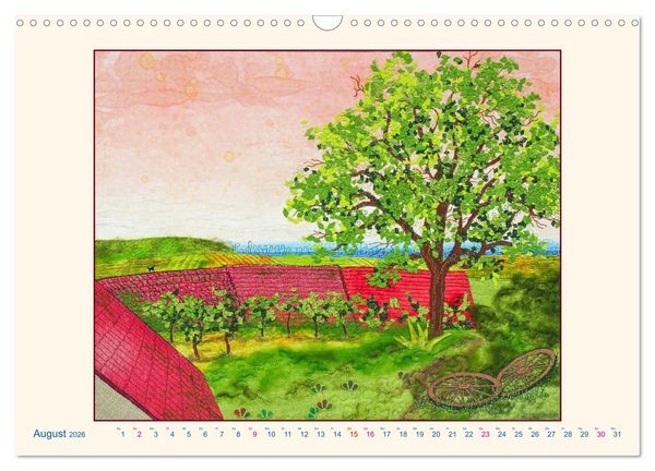 Produktbild: Wagramer Kellergassen (Wandkalender 2026 DIN A3 quer), CALVENDO Monatskalender