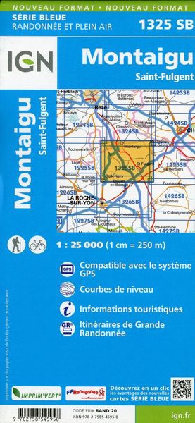 Produktbild: Montaigu / St-Fulgent 1:25 000