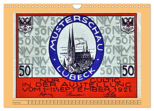 Produktbild: Gru&szlig; aus L&uuml;beck (Wandkalender 2026 DIN A4 quer), CALVENDO Monatskalender