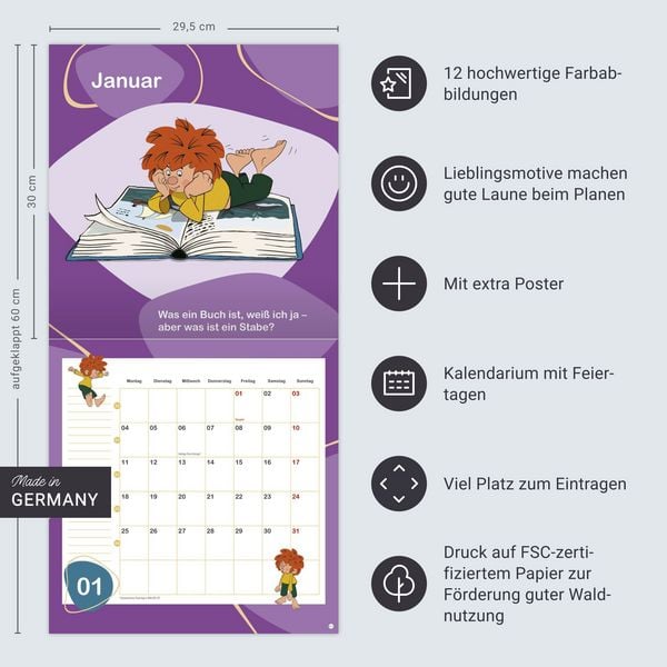 Produktbild: Pumuckl Broschurkalender 2027