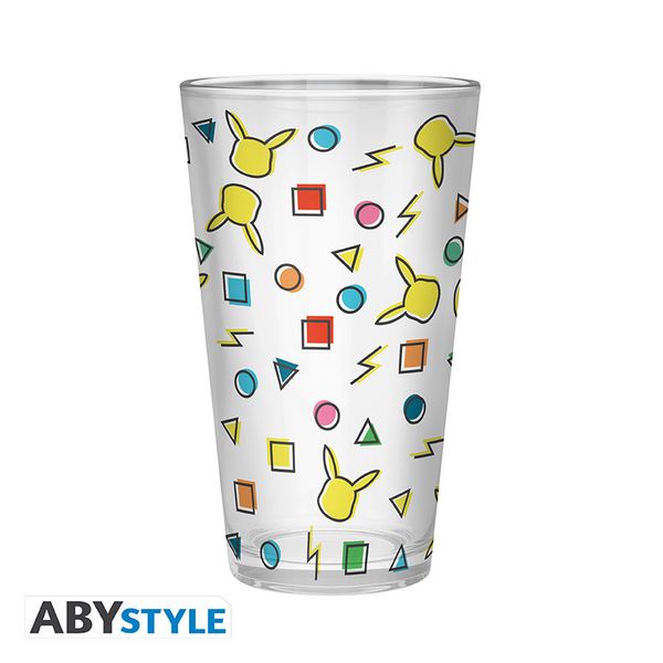 Produktbild: POKEMON - Large Glass - 400ml - Pikachu pattern