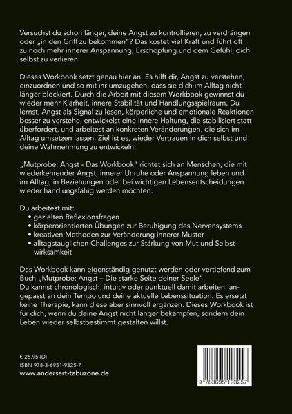 Produktbild: Mutprobe: Angst - das Workbook