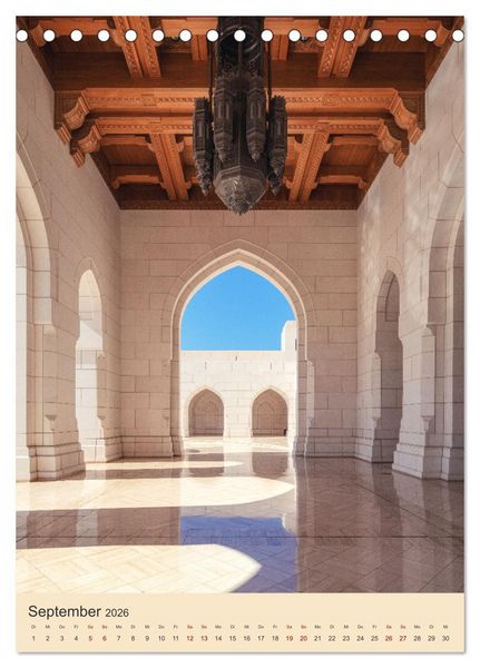 Produktbild: Oman - Sch&auml;tze der Arabischen Halbinsel (Tischkalender 2026 DIN A5 hoch), CALVENDO Monatskalender