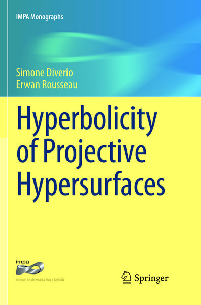Produktbild: Hyperbolicity of Projective Hypersurfaces