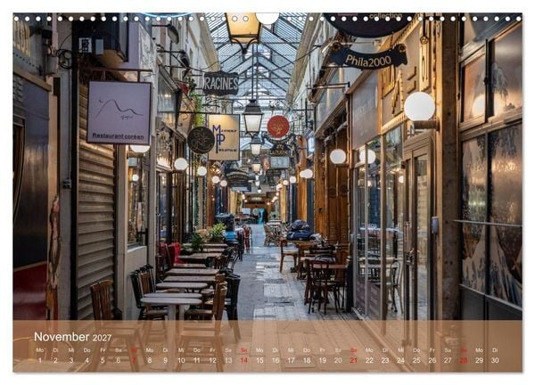 Produktbild: Verborgene Passagen von Paris (Wandkalender 2027 DIN A3 quer), CALVENDO Monatskalender
