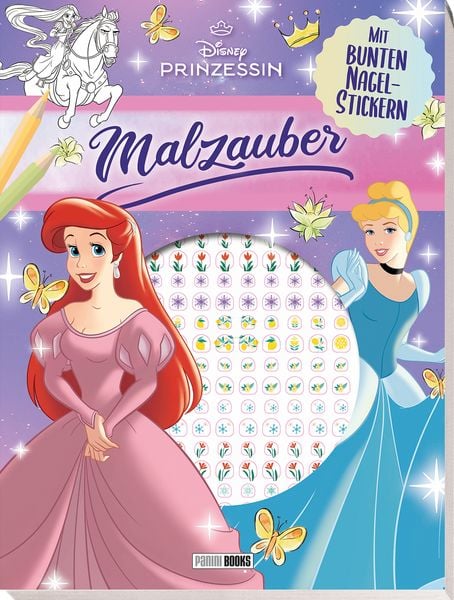 Produktbild: Disney Prinzessin: Malzauber - Mit bunten Nagelstickern!