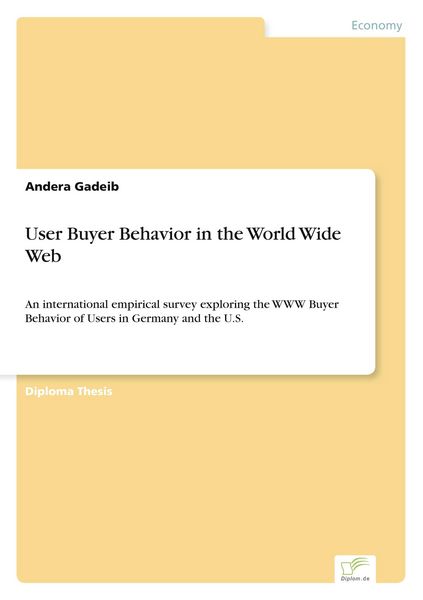 Produktbild: User Buyer Behavior in the World Wide Web
