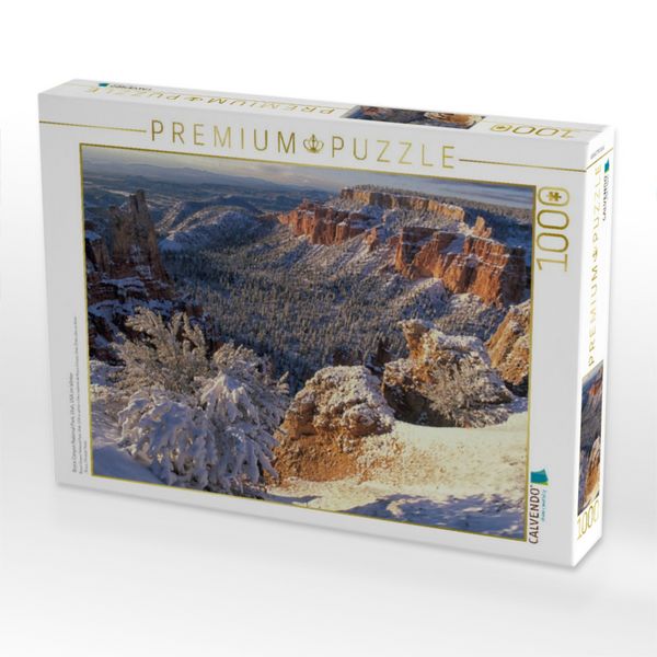 Produktbild: CALVENDO Puzzle Bryce Canyon National Park, Utah, USA im Winter | 1000 Teile Lege-Gr&ouml;&szlig;e 64x48cm Foto-Puzzle f&uuml;r gl&uuml;ckliche Stunden