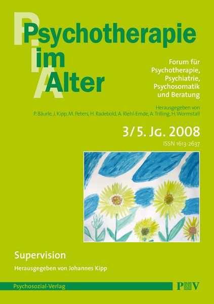 Produktbild: Psychotherapie im Alter Nr. 19: Supervision, herausgegeben von Johannes Kipp
