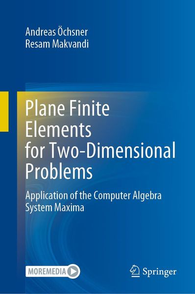 Produktbild: Plane Finite Elements for Two-Dimensional Problems