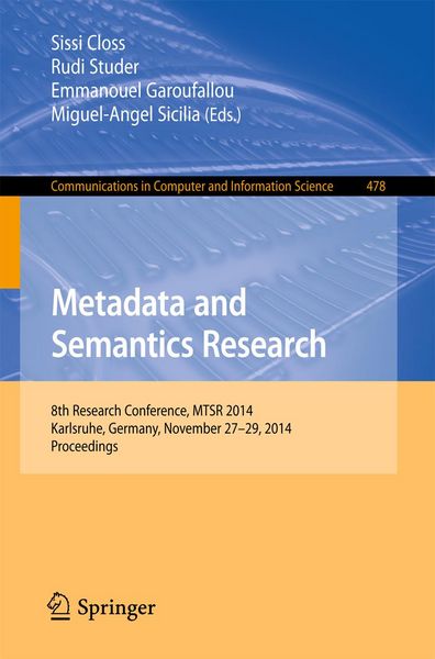 Produktbild: Metadata and Semantics Research