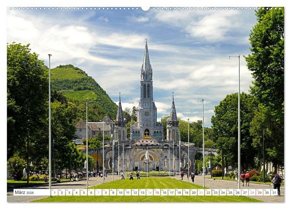 Produktbild: Frankreich - die Pyren&auml;en (hochwertiger Premium Wandkalender 2026 DIN A2 quer), Kunstdruck in Hochglanz