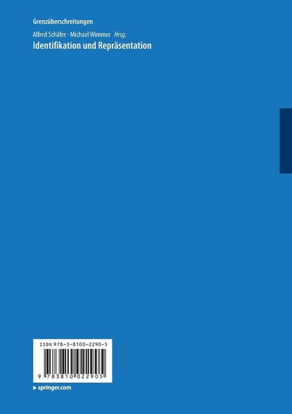 Produktbild: Identifikation und Repr&auml;sentation