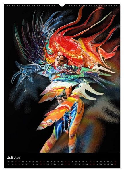 Produktbild: World Bodypainting Festival #21 (hochwertiger Premium Wandkalender 2027 DIN A2 hoch), Kunstdruck in Hochglanz
