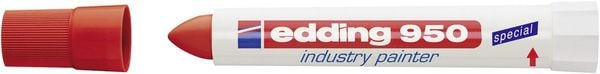 Edding 950 industry painter 4-950002 Industriemarker Rot wasserfest: Ja