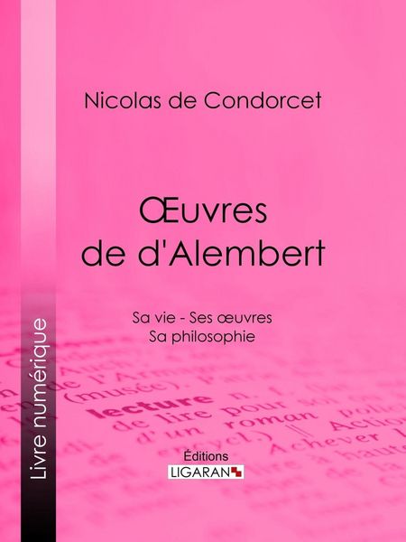 Produktbild: OEuvres de d'Alembert