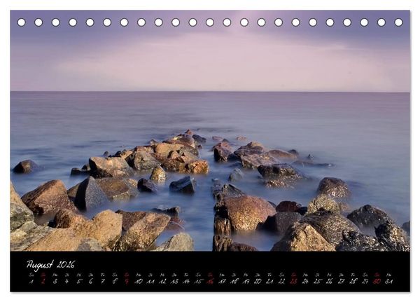 Produktbild: Friedrichskoog Buhnen und Salzwiesen (Tischkalender 2026 DIN A5 quer), CALVENDO Monatskalender