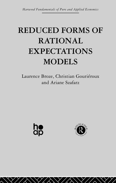 Produktbild: Reduced Forms of Rational Expectations Models