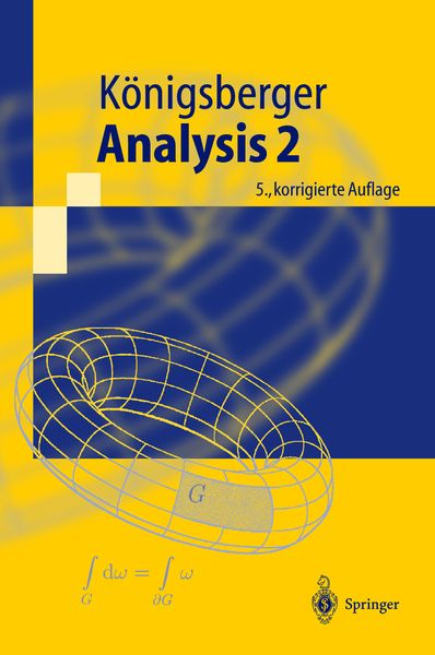 Analysis 2, Taschenbuch von Konrad Königsberger, Springer Berlin