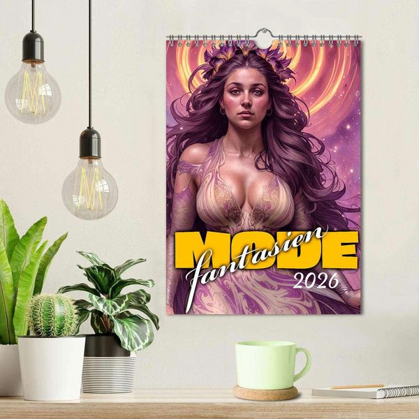 Produktbild: Modefantasien (Wandkalender 2026 DIN A4 hoch), CALVENDO Monatskalender