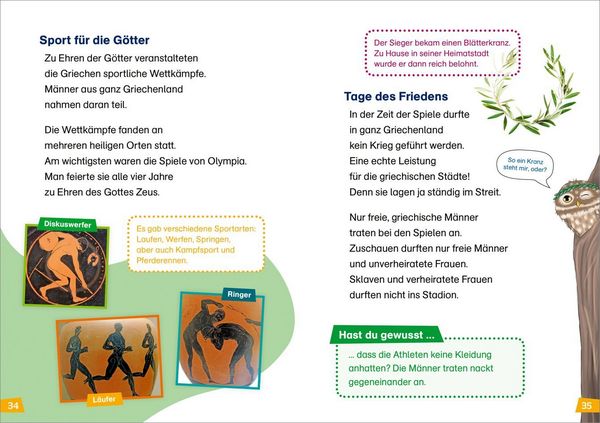 Produktbild: WAS IST WAS Erstes Lesen Band 25. Die alten Griechen