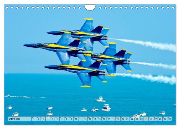 Produktbild: Flugschau - frei sein (Wandkalender 2026 DIN A4 quer), CALVENDO Monatskalender