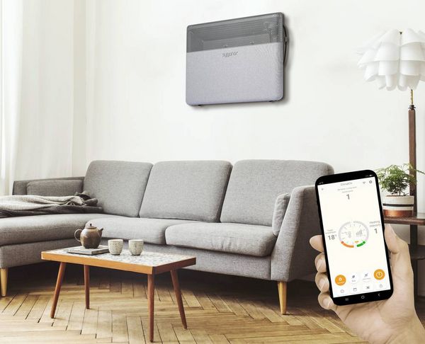 Produktbild: Sygonix SY-6770692 Heizger&auml;t 15m&sup2; Grau