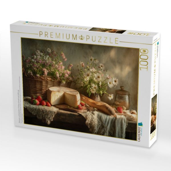 Produktbild: CALVENDO Puzzle Maiwiesen und Kr&auml;uterbrot, Fr&uuml;hling schmeckt nach Hoffnung | 1000 Teile Lege-Gr&ouml;&szlig;e 64x48cm Foto-Puzzle f&uuml;r gl&uuml;ckliche Stunden