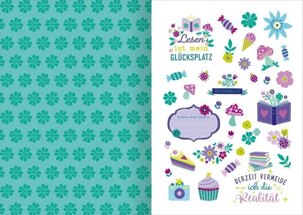 Produktbild: I Love Books &ndash; Sticker-Liebe