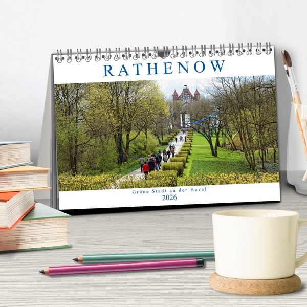 Produktbild: Rathenow - Gr&uuml;ne Stadt an der Havel (Tischkalender 2026 DIN A5 quer), CALVENDO Monatskalender