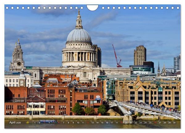 Produktbild: Londoner Perspektiven (Wandkalender 2026 DIN A4 quer), CALVENDO Monatskalender
