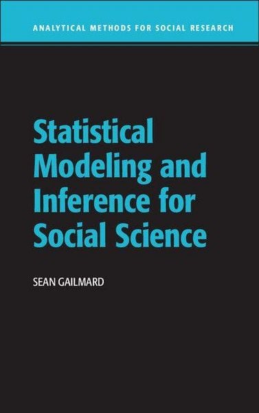 Produktbild: Statistical Modeling and Inference for Social Science