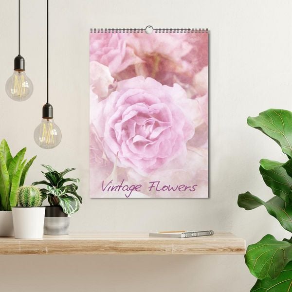 Produktbild: Vintage Flowers (Wandkalender 2026 DIN A3 hoch), CALVENDO Monatskalender